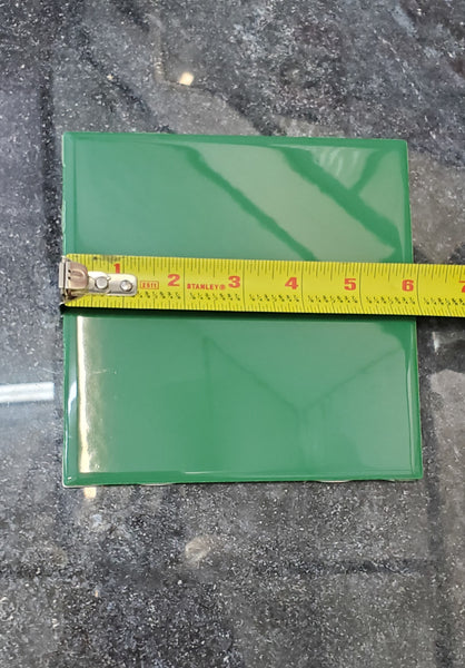Green Ceramic Tile 6" x 6"