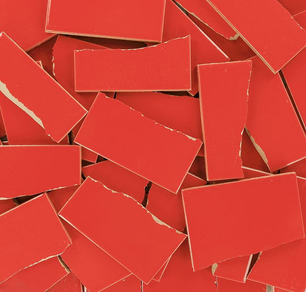 Broken Tile - Craft Mosaic Pieces Decorations Colorful Irregular Broken Porcelain Tiles for Mosaic Making Supplies Broken Ceramic Tile