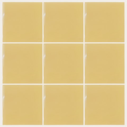 Cornsilk Yellow Ceramic Tile 4"x 4" (For use on walls, backsplash, countertops. and more.)