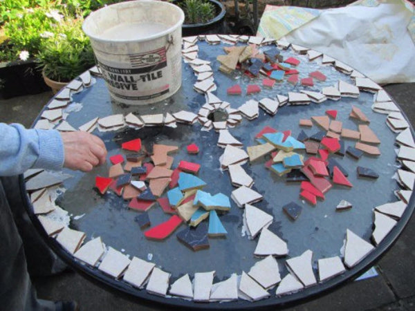 Broken Tile - Craft Mosaic Pieces Decorations Colorful Irregular Broken Porcelain Tiles for Mosaic Making Supplies Broken Ceramic Tile