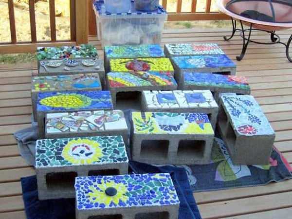 Broken Tile - Craft Mosaic Pieces Decorations Colorful Irregular Broken Porcelain Tiles for Mosaic Making Supplies Broken Ceramic Tile