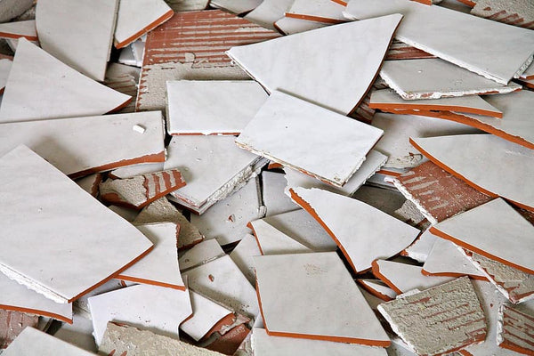 Broken Tile - Craft Mosaic Pieces Decorations Colorful Irregular Broken Porcelain Tiles for Mosaic Making Supplies Broken Ceramic Tile