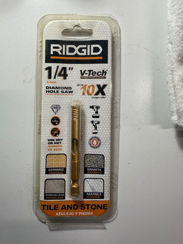 RIDGID 1/4 inches (6.4mm)DIAMOND HOLE SAW