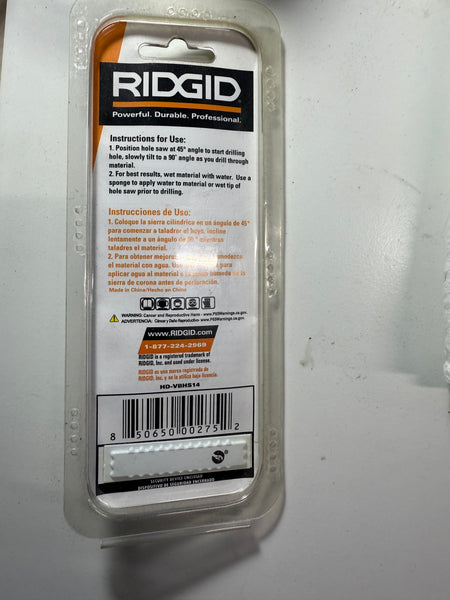 RIDGID 1/4 inches (6.4mm)DIAMOND HOLE SAW