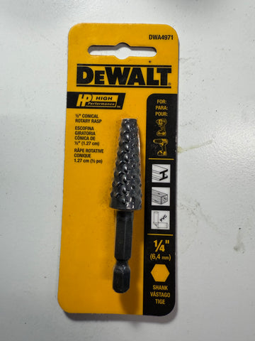 DeWALT 1/2" Conical Rotary Rasp