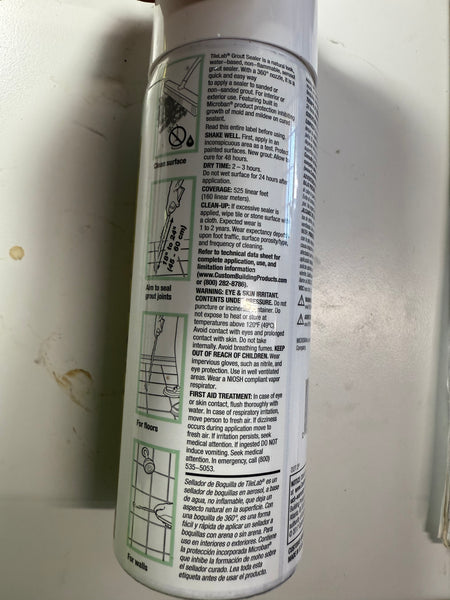 Grout Sealer 15 Oz