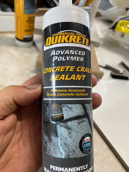 QUIKRETE-Concrete Crack Sealant (3 Tubs)GRay Color