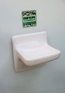 Ceramic Soap Dish For Shower Wall White Soap Holder