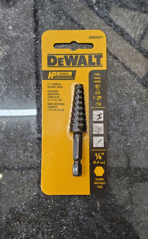 DeWalt 1/2" Conical Rotary Rasp