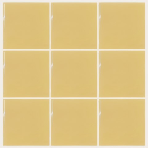 Cornsilk Yellow Ceramic Tile 4"x 4" (For use on walls, backsplash, countertops. and more.)