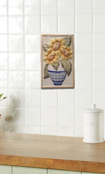 Ceramic Wall Tile - Insert Deco 9 1/2" x 14 1/2"