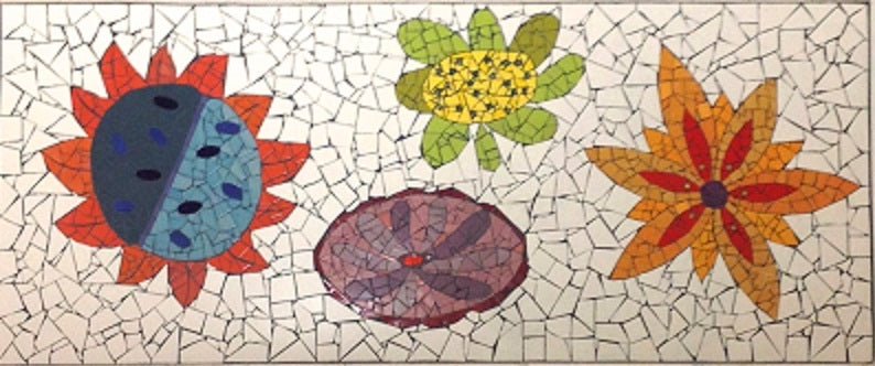Broken Tile - Craft Mosaic Pieces Decorations Colorful Irregular Broken  Porcelain Tiles for Mosaic Making Supplies Broken Ceramic Tile