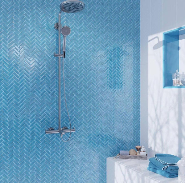SKY BLUE (Sanded/Unsanded Grout) Anti-fungus with sealer.